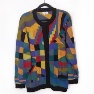 Asarti Mulicolor Alpaca Cardigan